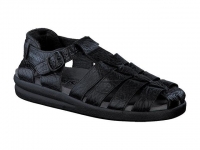 Chaussure mephisto Boucle modele sam cuir texturÃ© noir